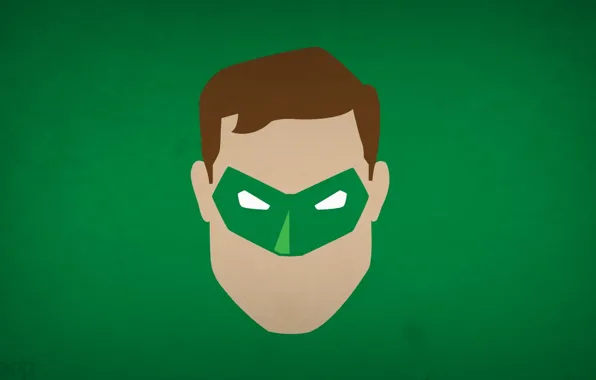 Минимализм, Green Lantern, blo0p, Зелёный фонарь