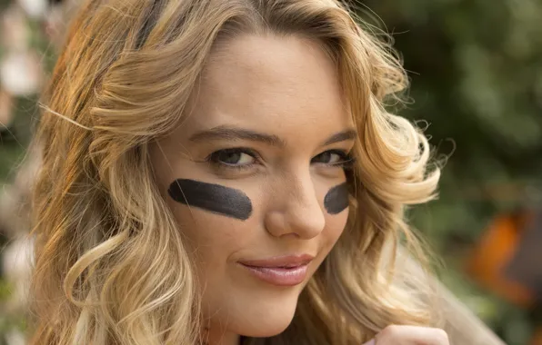 Картинка взгляд, лицо, модель, блондинка, Kenna James, Kali Scott