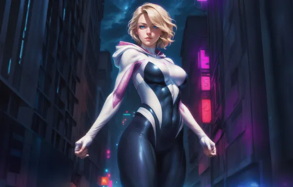 Картинка power, gwen stacy