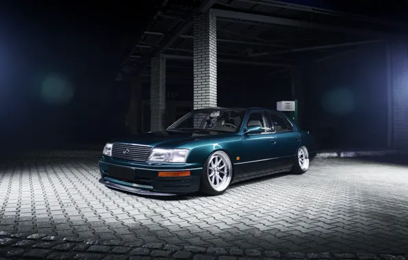 Lexus, Green, Front, Stance, Lexus GS, Lexus GS400