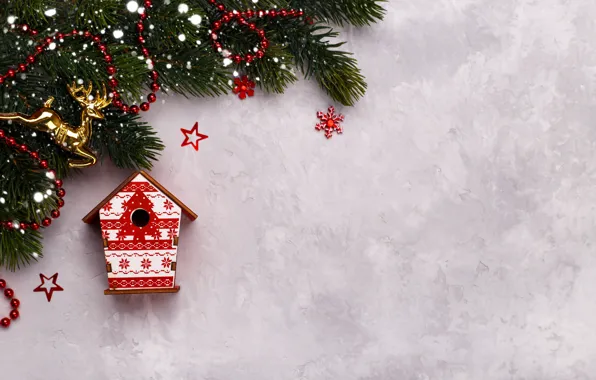 Снег, Новый Год, Рождество, Christmas, wood, snow, New Year, decoration