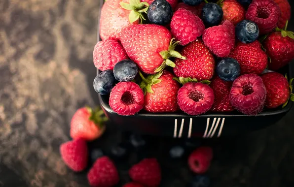 Картинка лето, ягоды, еда