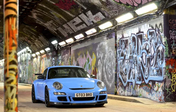 Картинка 911, gt3, graffiti, Porsсhe