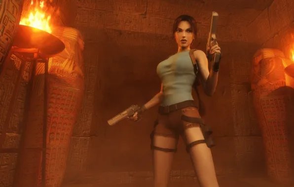 Tomb Raider, shorts, Lara Croft, Гробница