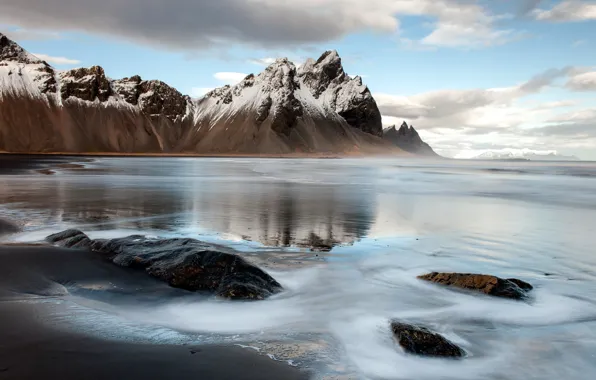 Пейзаж, горы, лёд, Iceland, Auster-Skaftafellssysla