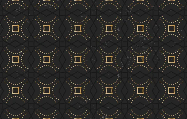 Золото, узор, черный, орнамент, винтаж, pattern