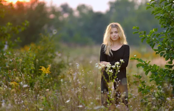 Картинка природа, платье, губки, Саша, Ivan Borys