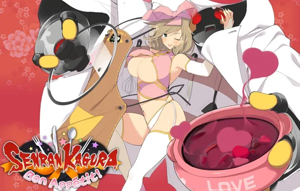Kawaii, love, game, boobs, big, breast, anime, pretty