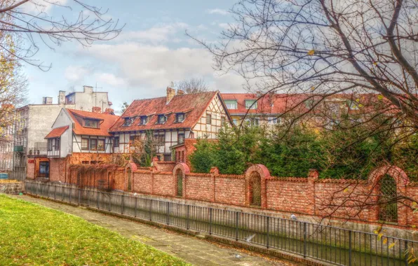Building, poland, gdańsk