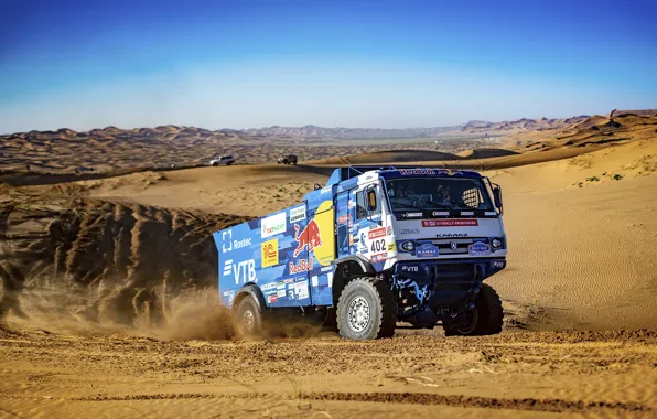 Песок, Машина, Грузовик, Гонка, Мастер, Россия, Kamaz, Rally