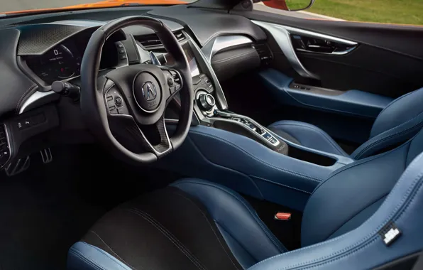 Honda, салон, Acura, NSX, 2019