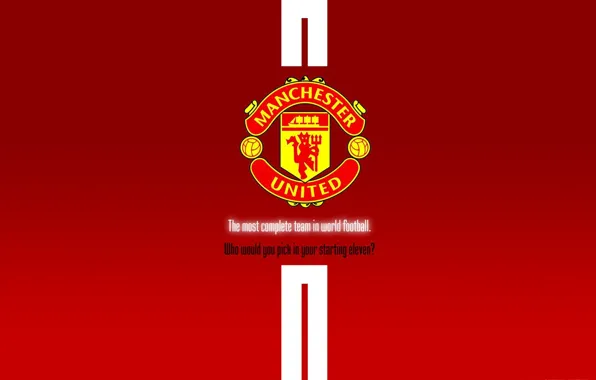 Wallpaper, sport, logo, football, Manchester United