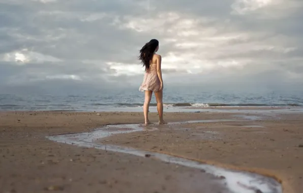 Море, девушка, настроение