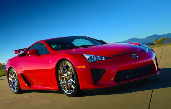 Картинка горы, Lexus, Lfa