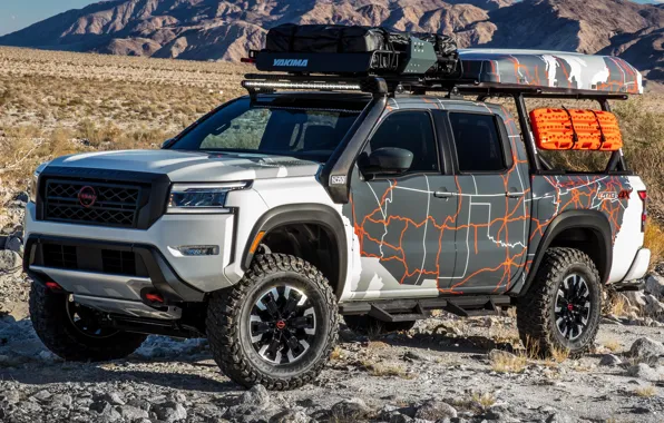 Горы, мощь, Nissan, exterior, Frontier, 2022, Project Adventure