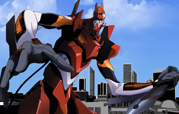 Neon genesis evangelion, Евангелион, аска сорью лэнгли, eva-02, ева-02