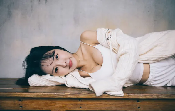 Girl, woman, asian, female, Mood