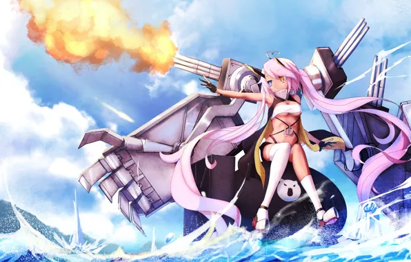 Девушка, аниме, арт, Azur Lane