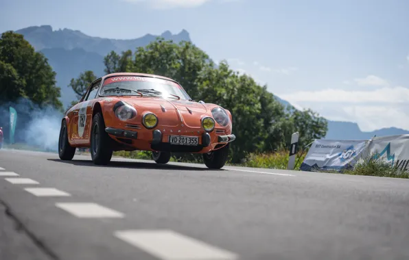 Classic, Rally, Ралли, 1968, Classic car, Alpine, A110, Alpine A110