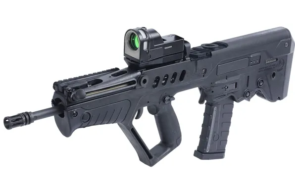 Gun, weapon, background, rifle, assault rifle, machine gun, Tavor, Israel Weapon Industries