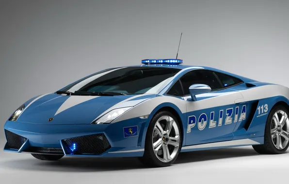 Картинка Lamborghini, Gallardo, Police, Polizia