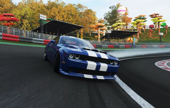 Картинка Dodge, Drift, Demon, Forza Horizon 4