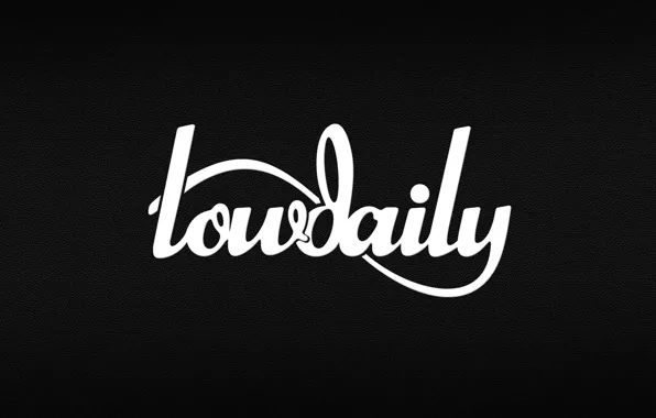 Logo, black, lowdaily