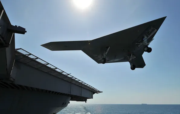 Sky, Northrop Grumman, US Navy, drone, Northrop Grumman X-47B, X-74B