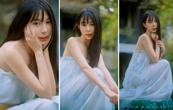 Beautiful, Asian, Model, Smile, Woman, Xiaoyu, Cute, Pretty