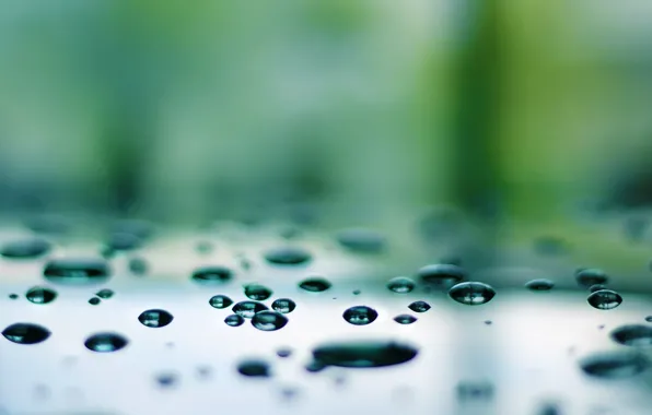Вода, капли, макро, отражение, water, macro, drops, 2560x1600