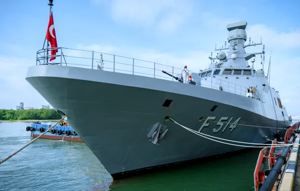 Малайзия, корвет, визит, ВМС Турции, TCG Kinaliada