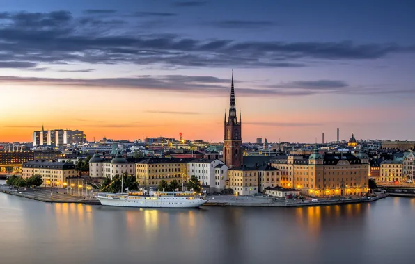 Картинка Стокгольм, Швеция, Sweden, Old Town, Stockholm