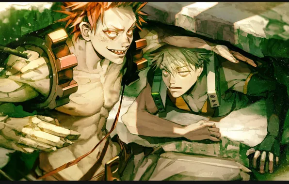 Fanart, Twitter, Boku no Hero Academia, My Hero Academia, Bakugou Katsuki, Kirishima Eijirou, Didbub1, KiriBaku