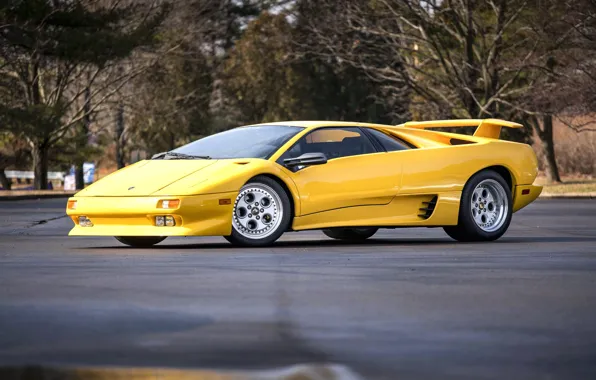 Картинка Yellow, Supercar, Lamborghini Diablo