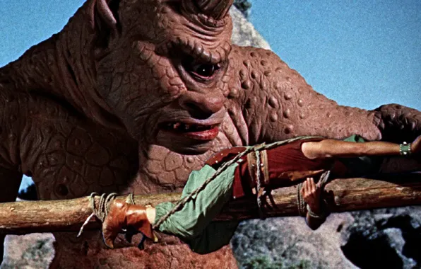 Картинка США, Фэнтези, Циклоп, 1958, Columbia Pictures, Приключения, Columbia Pictures Corporation, The 7th Voyage of Sinbad