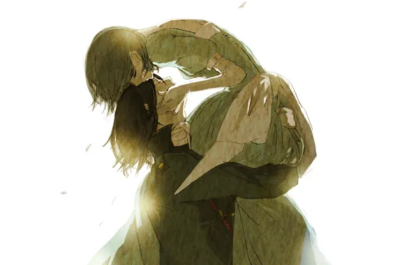Романтика, аниме, двое, Ходячий замок Хаула, Howl's Moving Castle