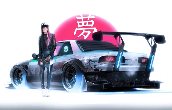 Silvia, Nissan, render, s13, lift, Khyzyl Saleem, never, 3d