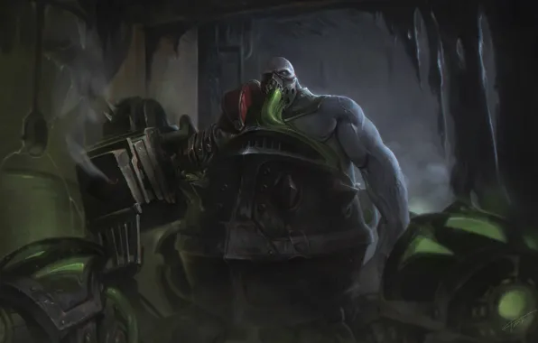 Язык, существо, League Of Legends, Urgot