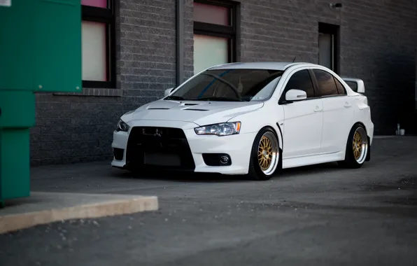 Wheels, mitsubishi, lancer, evolution, Bronze