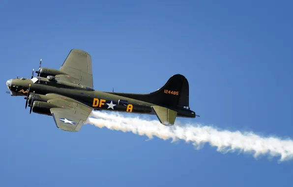 Небо, самолёт, B17