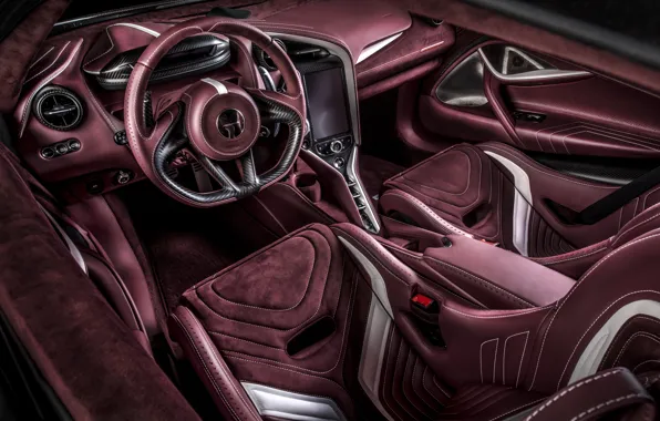 McLaren, суперкар, салон, 2018, Manhart, 720S, Carlex Design