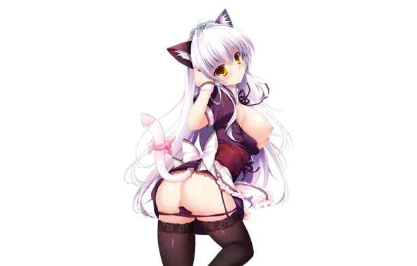 Ass, big, breast, anime, tail, beautiful, pretty, tits