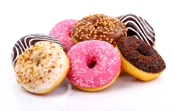 Картинка пончики, выпечка, глазурь, donuts