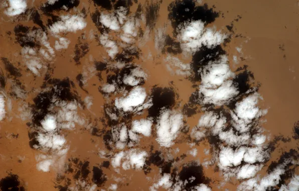 Картинка Clouds, Earth from space, Sahara desert