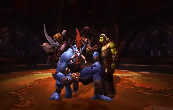 Орк, wow, world of warcraft, тролль, Тралл, Орда, Vol'jin, Thrall