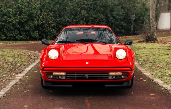 Феррари, Ferrari, спорт кар, вид спереди, GTB, Turbo, Pininfarina, 1986