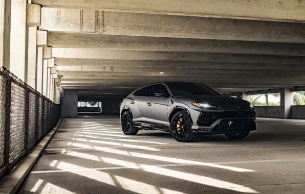 Картинка Lamborghini, Gray, Parking, Urus, VAG