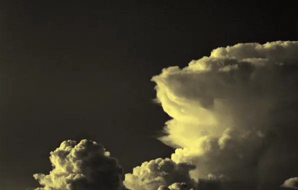 Небо, тучи, сепия, sky, clouds, фактура, fujifilm xq2, тонер