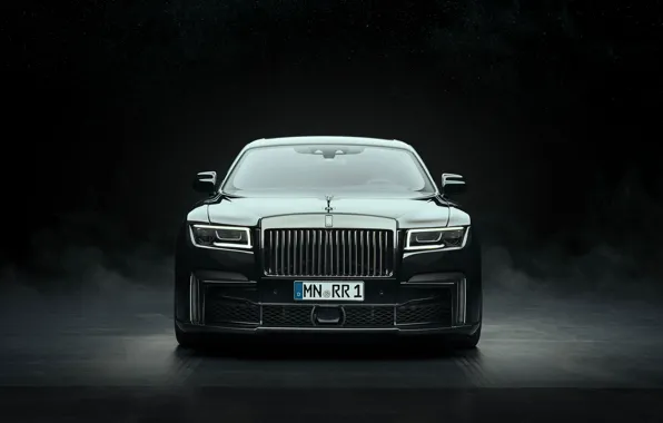 Картинка car, Rolls-Royce, Ghost, front view, Rolls-Royce Black Badge Ghost