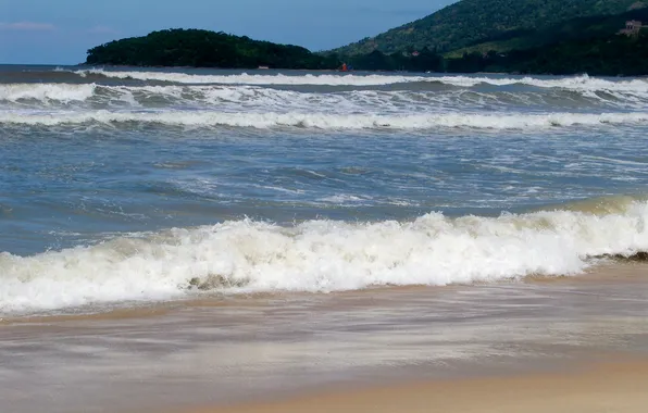 Brazil, Ubatuba, Maranduba Beach